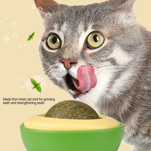 Avocado Purr-Whirl Catnip Ball